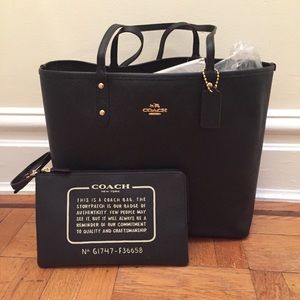 Coach Signature Reversible Tote